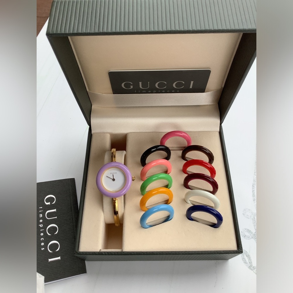 Authentic Gucci bangle watch set ❤️‍🔥